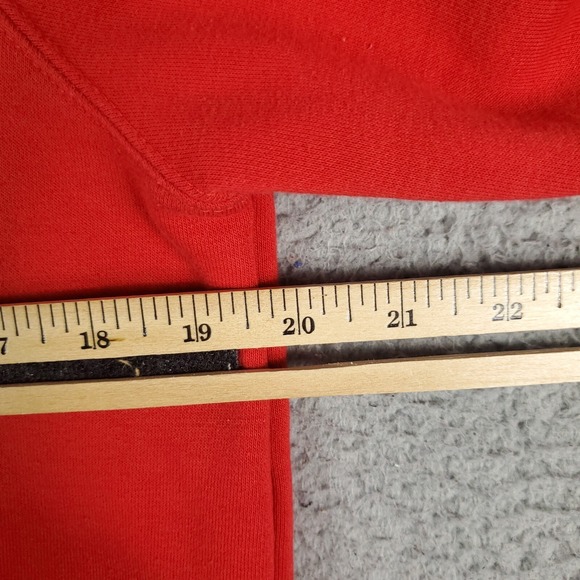 Champion Red Casual Pullover Sweater Hoodie Sweatshirt Adult Size Small - Picture 10 of 12